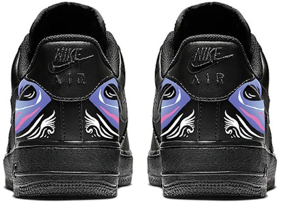 (W) 나이키 에어포스 1 로우 '베놈 커스텀' 314192-009(TeamE-女款电影主题毒液喷绘) Lookbook (W) 나이키 에어포스 1 로우 '베놈 커스텀' 314192-009(TeamE-女款电影主题毒液喷绘)