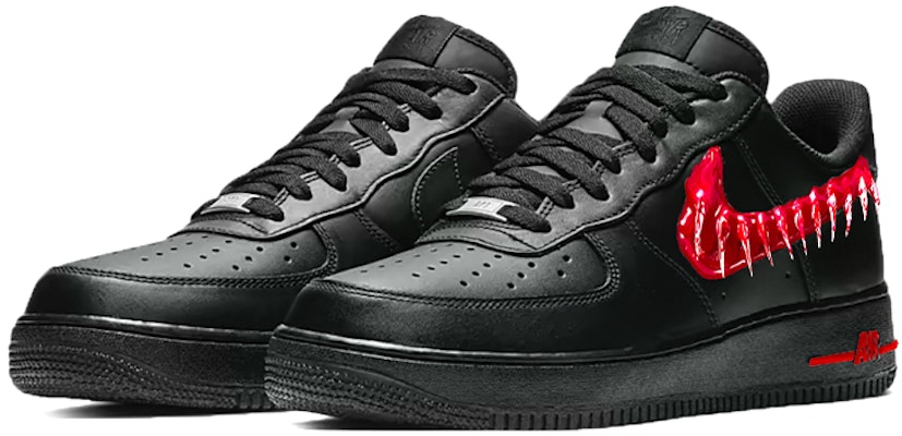 (W) Zapatillas Nike Air Force 1 Low 'Venom Fang 2.0 Negro Rojo' 314192-009-(TeamY-女款血牙2.0) Purchase (W) Zapatillas Nike Air Force 1 Low 'Venom Fang 2.0 Negro Rojo' 314192-009-(TeamY-女款血牙2.0)
