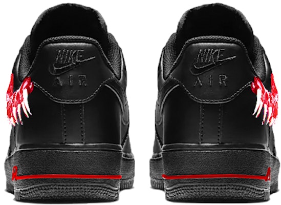 (W) Zapatillas Nike Air Force 1 Low 'Venom Fang 2.0 Negro Rojo' 314192-009-(TeamY-女款血牙2.0) Details for (W) Zapatillas Nike Air Force 1 Low 'Venom Fang 2.0 Negro Rojo' 314192-009-(TeamY-女款血牙2.0)