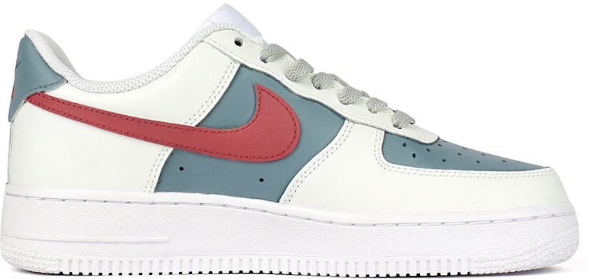 【定制球鞋】Nike Air Force 1 Low 合成革 遊戲機 塗鴉 復古 做舊 低幫 板鞋 女款 灰紅 Order 【定制球鞋】Nike Air Force 1 Low 合成革 遊戲機 塗鴉 復古 做舊 低幫 板鞋 女款 灰紅
