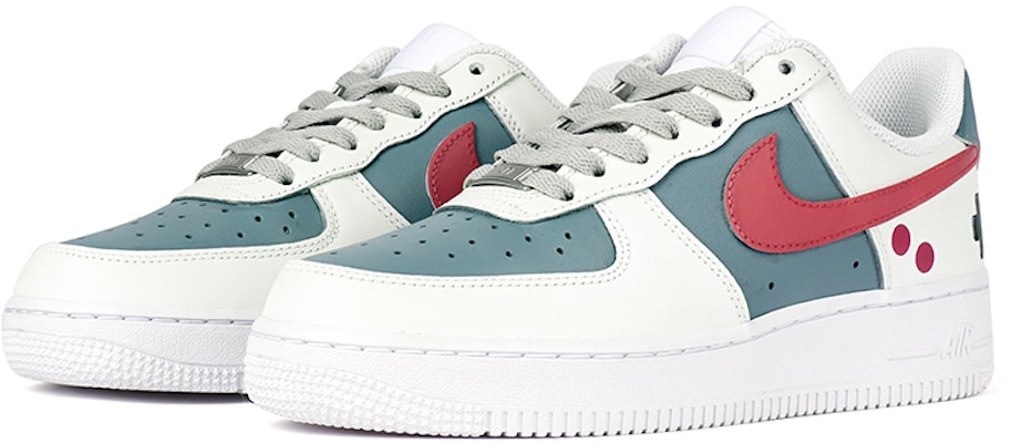 【定制球鞋】Nike Air Force 1 Low 合成革 遊戲機 塗鴉 復古 做舊 低幫 板鞋 女款 灰紅 Lookbook 【定制球鞋】Nike Air Force 1 Low 合成革 遊戲機 塗鴉 復古 做舊 低幫 板鞋 女款 灰紅
