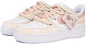 Lookbook 【定製球鞋】Nike Air Force 1 Low 空軍一號 玫瑰布貼 復古 做舊 低筒 板鞋 女款 米白