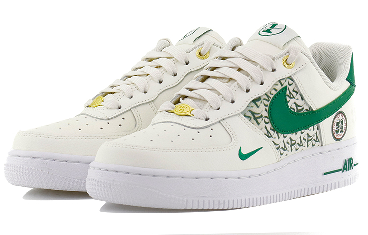 Lookbook (W) [定制鞋款] 耐克空军1号低帮 'Whispering Riches 米白绿' DQ7582-101(Team10-闷声发财-QD）