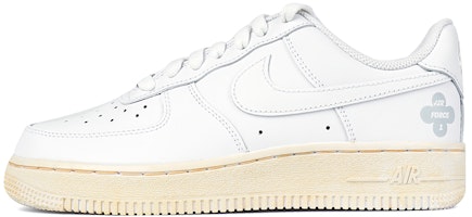 【定製球鞋】 Nike Air Force 1 Low 合成革 四葉草 低幫 板鞋 女款 白灰 Buy 【定製球鞋】 Nike Air Force 1 Low 合成革 四葉草 低幫 板鞋 女款 白灰
