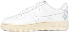 Buy 【定製球鞋】 Nike Air Force 1 Low 合成革 四葉草 低幫 板鞋 女款 白灰