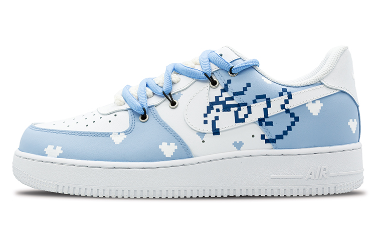 Buy 【定制球鞋】 Nike Air Force 1 Low 空軍一號 像素兔 兔年限定 解構 復古 新年 低幫 板鞋 女款 白藍