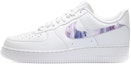 Buy (W) ナイキ エアフォース1 ロー『ホワイト-パープルグラデーションスウッシュ』女性用カスタムシューズ DD8959-100(Team10-女款钩子紫白QD)
