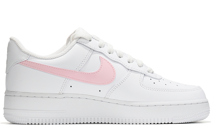 Order 【客製球鞋】Nike Air Force 1 Low 心跳 簡潔高級 清爽夏日 甜美小姐 戶外 街頭 高筒 板鞋 女款 白粉