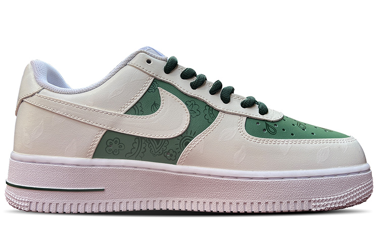 Order (W) [定制鞋款] 耐克空军一号低帮 '白绿佩斯利' DD8959-100(TeamD-白绿腰果花)