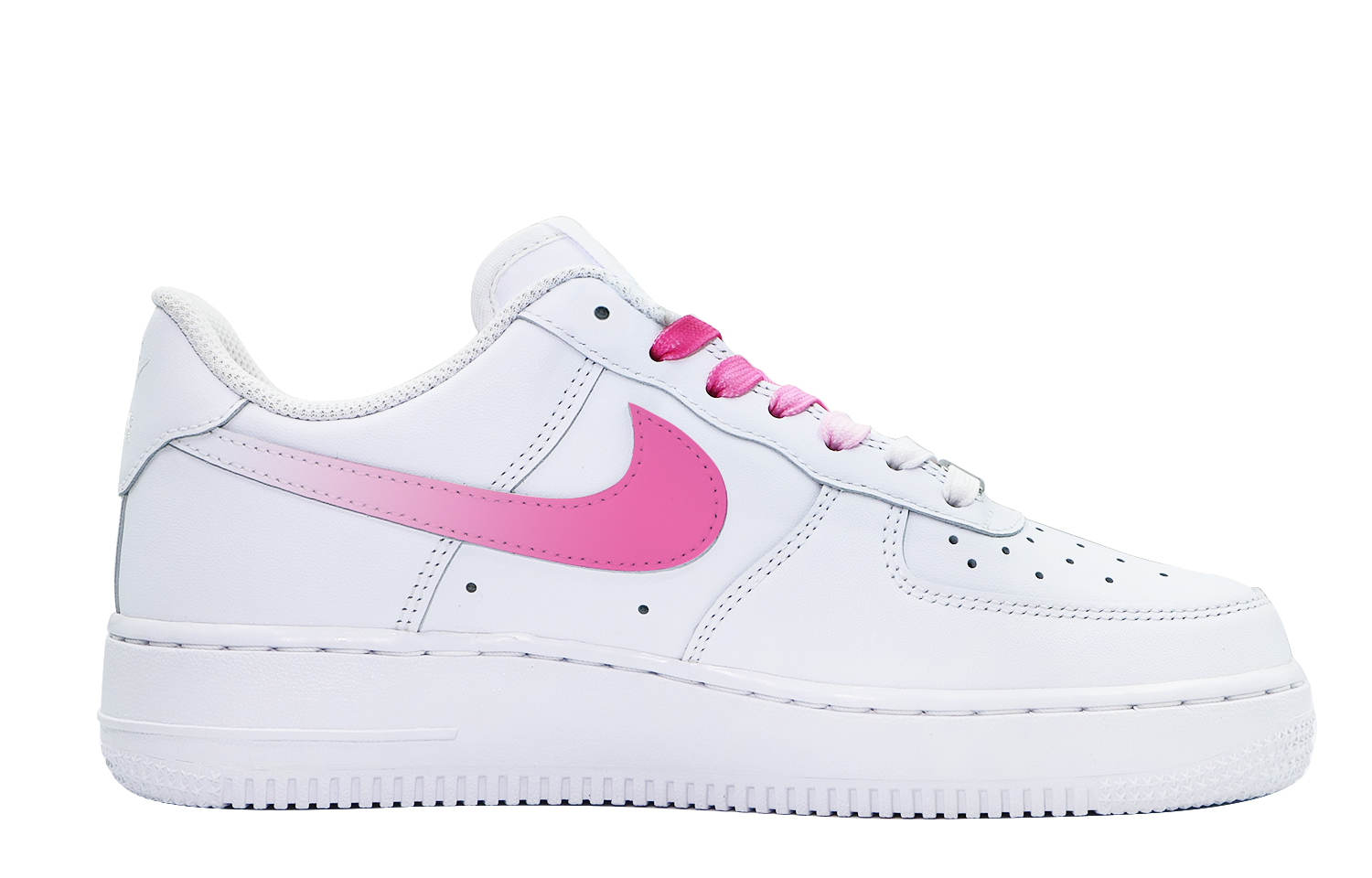 Order (W) [Kasut Custom] Nike Air Force 1 Low 'Putih Hijau Mawar Romantik' DD8959-100(Team48-蔷薇恋人)