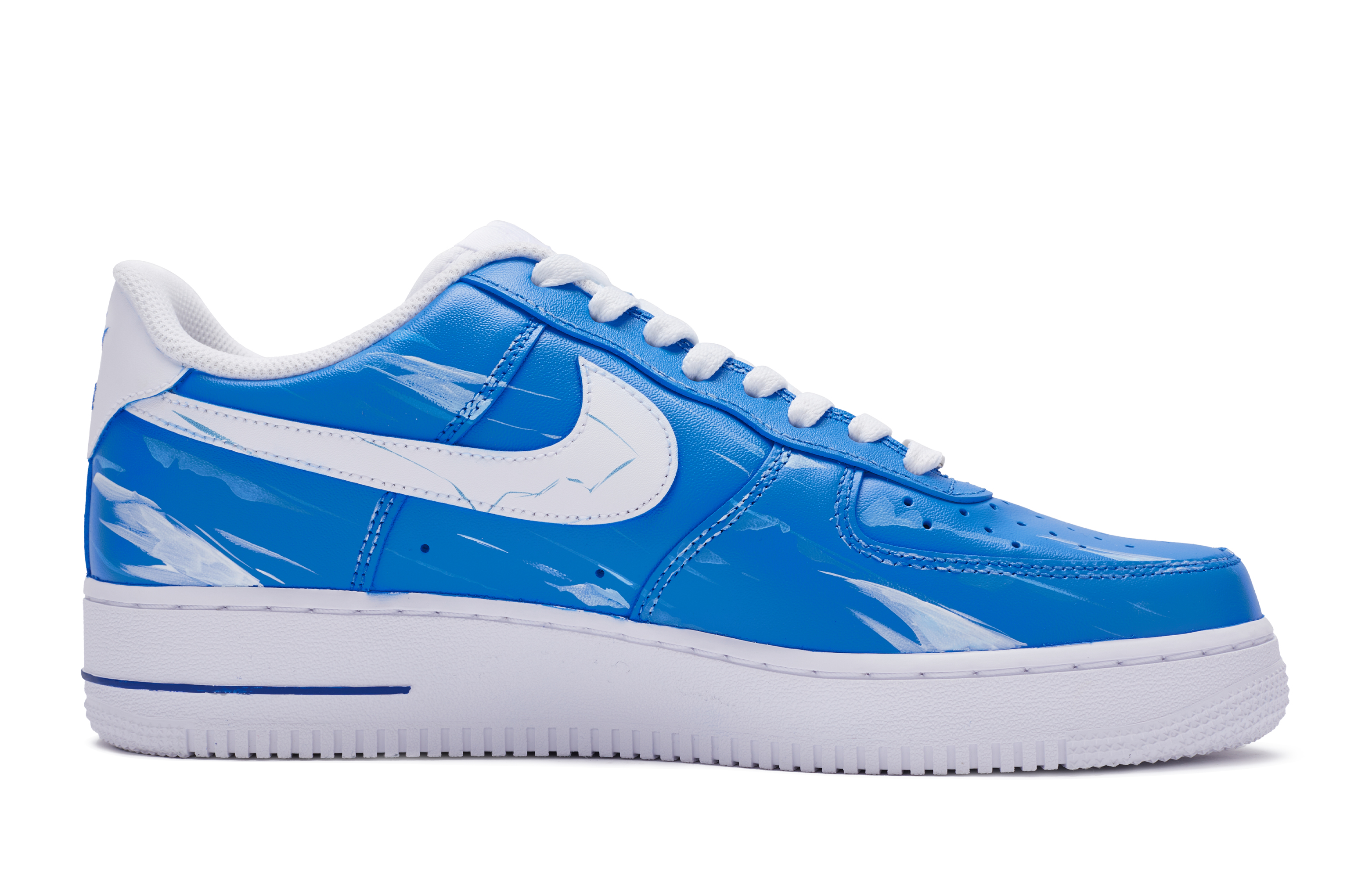 Order (W) Nike Air Force 1 Low 白青「熱血青春」カスタム DD8959-100(TeamR-女款流川风暴S-BOX)