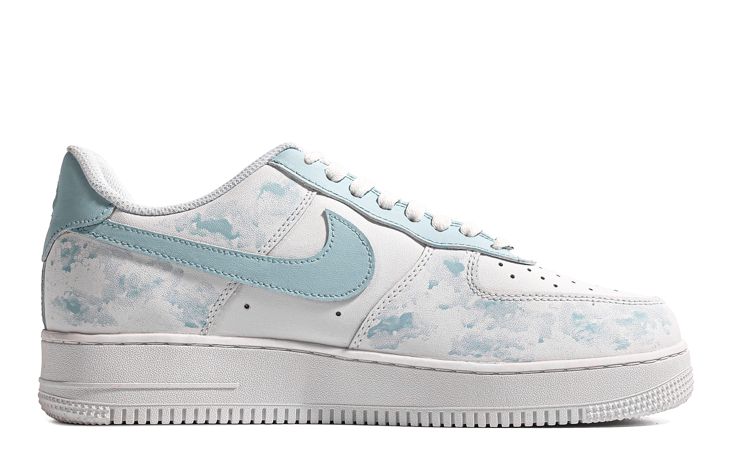 Order (W) [Kasut Custom] Nike Air Force 1 Rendah 'Putih Biru Impian Jiangnan' DD8959-100(TeamM-女款逐梦南山S-BOX)