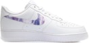 Order (W) ナイキ エアフォース1 ロー『ホワイト-パープルグラデーションスウッシュ』女性用カスタムシューズ DD8959-100(Team10-女款钩子紫白QD)
