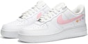 Lookbook 【客製球鞋】Nike Air Force 1 Low 心跳 簡潔高級 清爽夏日 甜美小姐 戶外 街頭 高筒 板鞋 女款 白粉