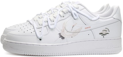 (W) 나이키 에어포스 1 로우 '백송학' (커스텀) DD8959-100(Team10-仙鹤松针女纯白QD) Lookbook (W) 나이키 에어포스 1 로우 '백송학' (커스텀) DD8959-100(Team10-仙鹤松针女纯白QD)