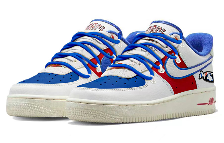 [Custom Shoes] (W) Nike Air Force 1 Low 'White Rabbit Year Red White Blue' 圖 3
