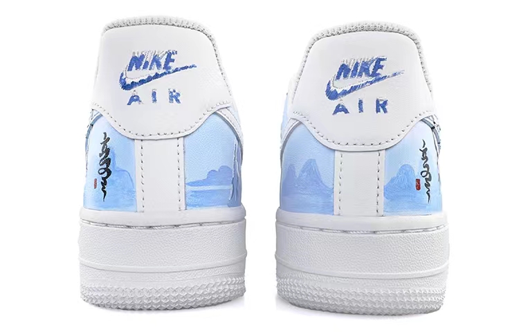 [Custom Shoes] (W) Nike Air Force 1 Low 'White Blue立冬' 圖 4