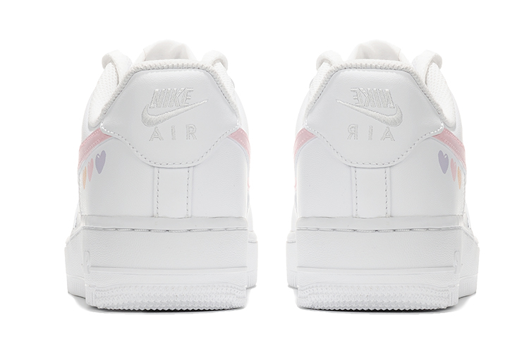 Shop 【客製球鞋】Nike Air Force 1 Low 心跳 簡潔高級 清爽夏日 甜美小姐 戶外 街頭 高筒 板鞋 女款 白粉