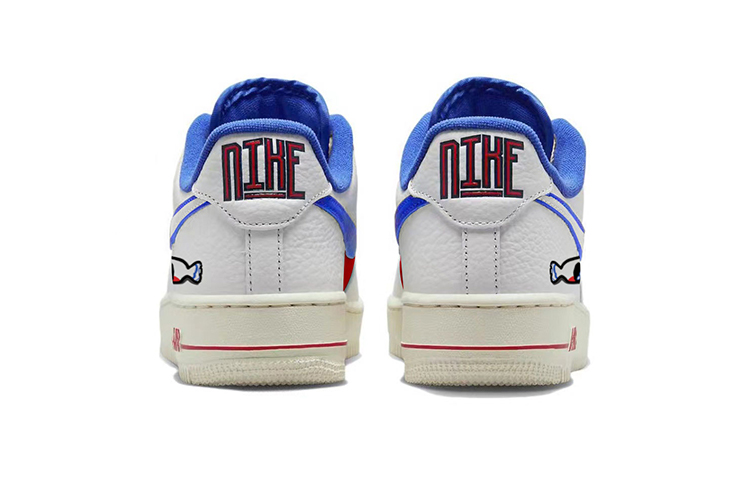[Custom Shoes] (W) Nike Air Force 1 Low 'White Rabbit Year Red White Blue' 圖 4