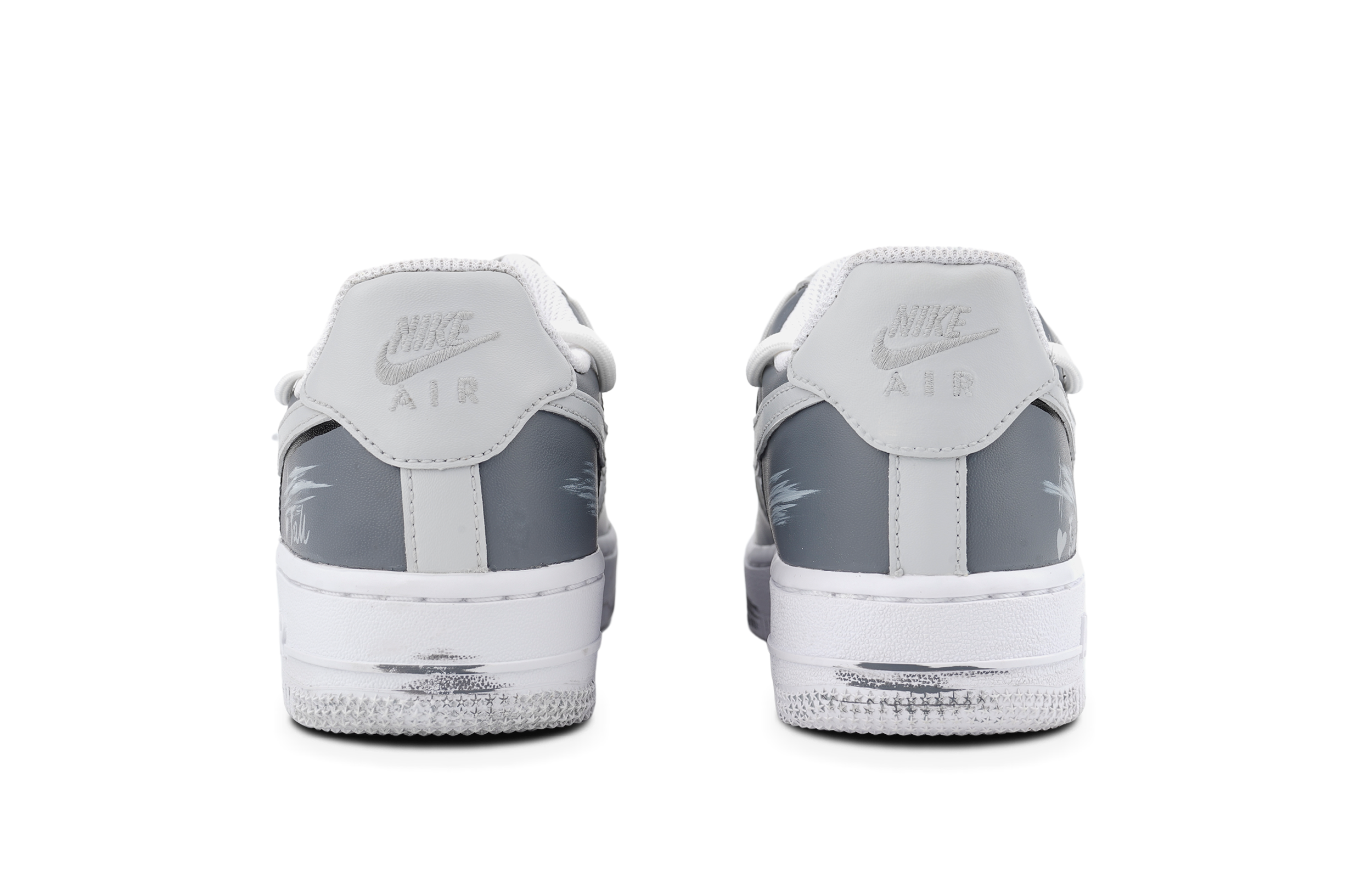 Shop (W) [自訂鞋款] (女款) Nike Air Force 1 Low '白灰色' DD8959-100(Team86-坠入爱河)