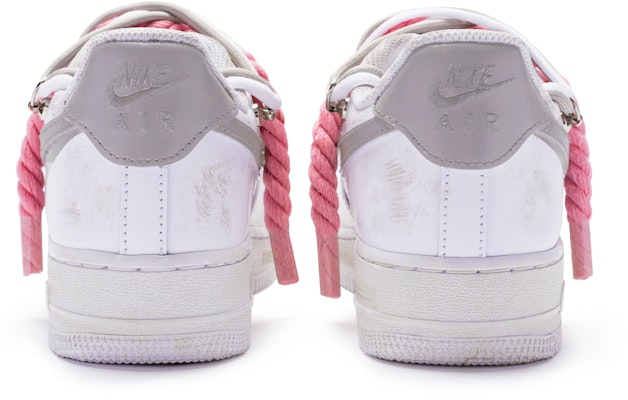(W) Zapatillas Nike Air Force 1 Low 'Blanco Gris Personalizadas' DD8959-100(TeamR-女款T10白灰S-BOX) Purchase (W) Zapatillas Nike Air Force 1 Low 'Blanco Gris Personalizadas' DD8959-100(TeamR-女款T10白灰S-BOX)
