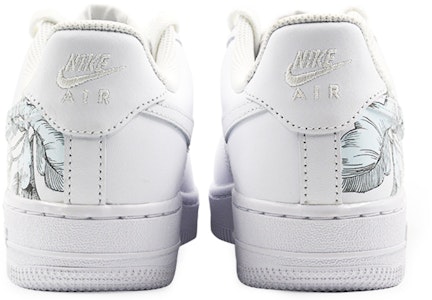 【定制球鞋】Nike Air Force 1 Low Triple White 空軍一號 國風白玉蘭 低幫 板鞋 女款 灰白 Purchase 【定制球鞋】Nike Air Force 1 Low Triple White 空軍一號 國風白玉蘭 低幫 板鞋 女款 灰白