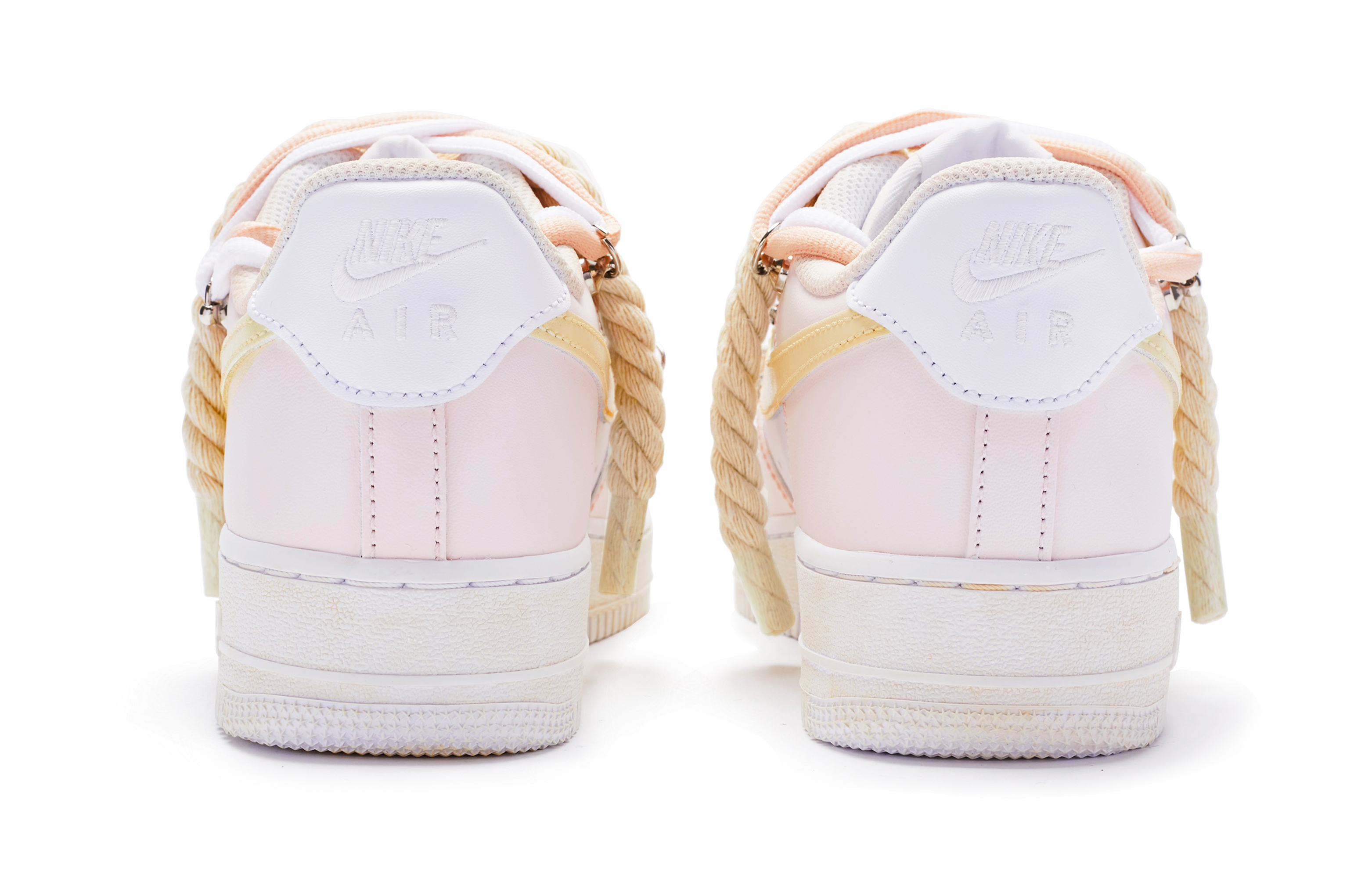Purchase (W) Nike Air Force 1 Low Blanco Rosa Amarillo (Personalizadas) DD8959-100(TeamR-女款T10粉黄S-BOX)