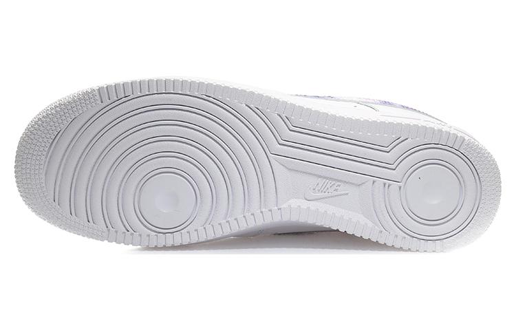 Details for (W) [Sepatu Custom] Nike Air Force 1 Low 'Putih-Purple Gradient Swoosh' DD8959-100(Team10-女款钩子紫白QD)