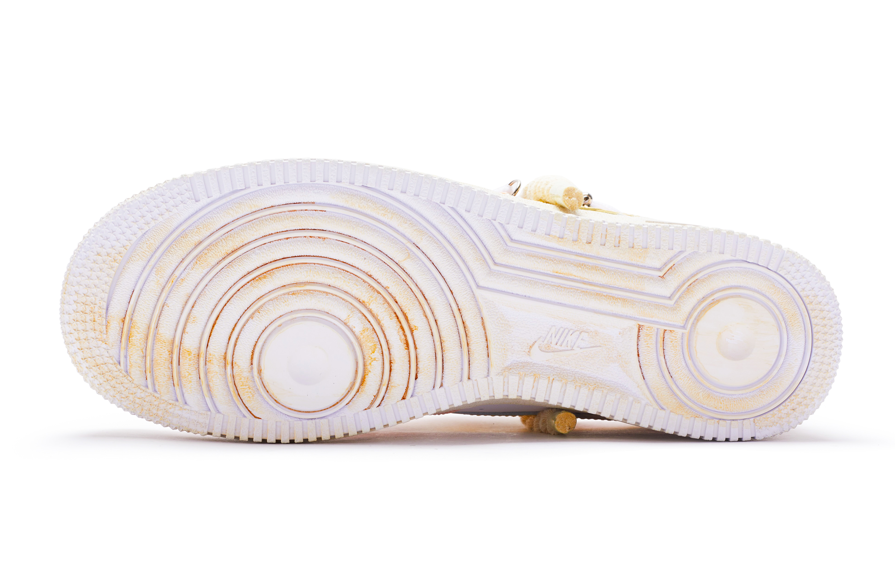 Details for (W) Nike Air Force 1 Low Blanco Rosa Amarillo (Personalizadas) DD8959-100(TeamR-女款T10粉黄S-BOX)