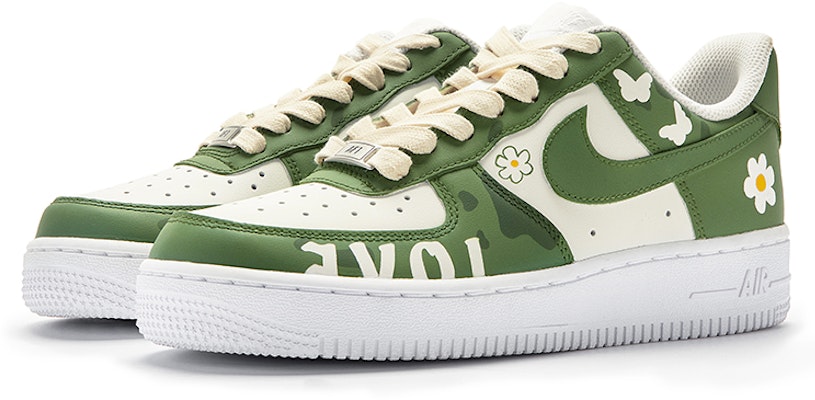 (W) Nike Air Force 1 Personalizadas "Grulla Silvestre" DD8959-100(TeamB-女款复古女孩白绿) Lookbook (W) Nike Air Force 1 Personalizadas "Grulla Silvestre" DD8959-100(TeamB-女款复古女孩白绿)