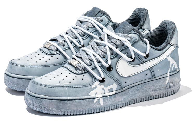 Lookbook (W) [Sepatu Khusus] Nike Air Force 1 Low 'Wild Crane Biru Muda' DD8959-100(TeamB-女款和浅蓝)