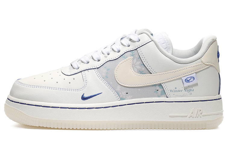 [Custom Shoes] (W) Nike Air Force 1 Low 'Winter Snowflake'