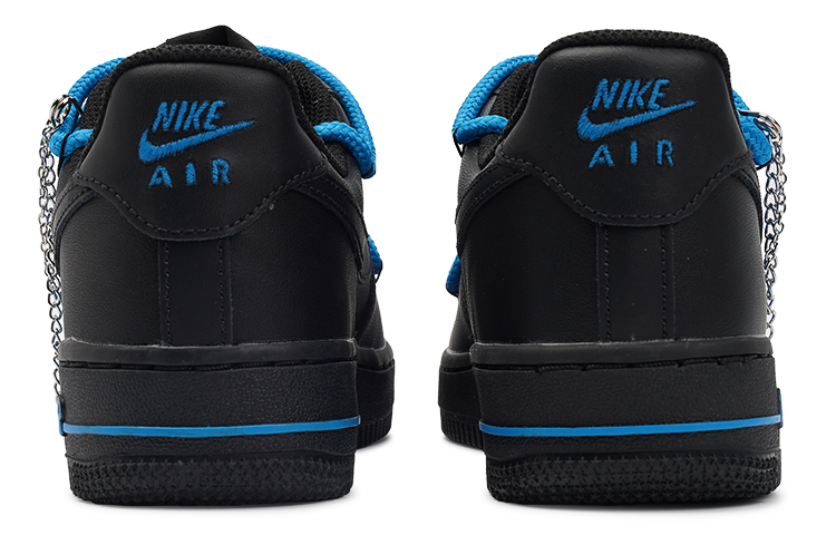 Shop (W) AF1 ロー "Y2K ベリーブルーバタフライ" (カスタム) DD8959-001(TeamI-女款冰蓝蝴蝶H黑蓝)