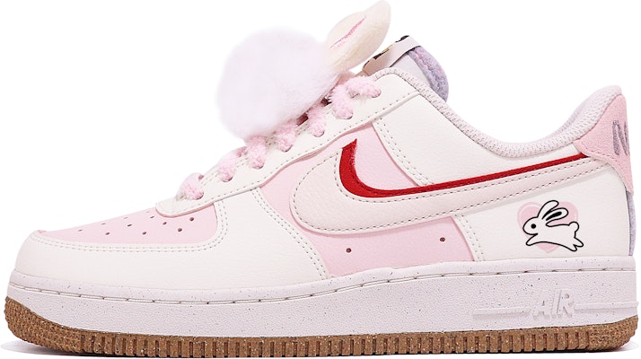 【定制球鞋】Nike Air Force 1 Low 82 兔年限定 跳躍兔 特殊禮盒 低幫 板鞋 女款 白粉 Buy 【定制球鞋】Nike Air Force 1 Low 82 兔年限定 跳躍兔 特殊禮盒 低幫 板鞋 女款 白粉