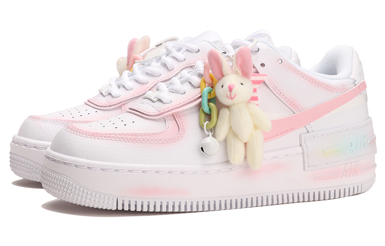 Lookbook (W) [Sepatu Kustom] Nike Air Force 1 Low 'Tahun Kelinci - Gradasi Pink' CI0919-100(TeamThree-女款兔子粉白)