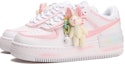 Lookbook 【訂製球鞋】Nike Air Force 1 Low 空軍一號 兔年限定 小兔子掛件 漸變少女粉 低幫 板鞋 女款 粉白