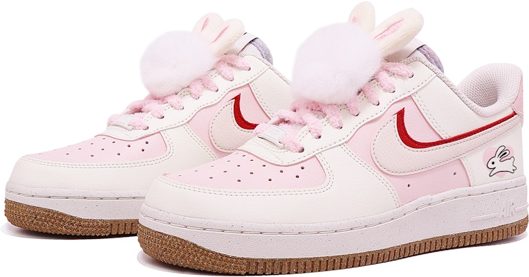 【定制球鞋】Nike Air Force 1 Low 82 兔年限定 跳躍兔 特殊禮盒 低幫 板鞋 女款 白粉 Lookbook 【定制球鞋】Nike Air Force 1 Low 82 兔年限定 跳躍兔 特殊禮盒 低幫 板鞋 女款 白粉