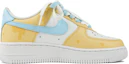 Order 【訂製球鞋】 Nike Air Force 1 Low 玖制 海鹽起司 卡通乳酪 雙層鞋帶 掛飾 低筒 板鞋 女款 黃藍