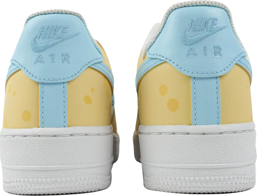 【訂製球鞋】 Nike Air Force 1 Low 玖制 海鹽起司 卡通乳酪 雙層鞋帶 掛飾 低筒 板鞋 女款 黃藍 Shop 【訂製球鞋】 Nike Air Force 1 Low 玖制 海鹽起司 卡通乳酪 雙層鞋帶 掛飾 低筒 板鞋 女款 黃藍