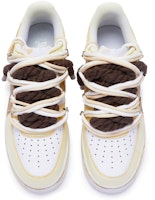 (W) 【定制鞋款】耐克空军1号低帮 '黄棕白 T10' DD8959-100(TeamR-女款T10黄棕S-BOX) Shop (W) 【定制鞋款】耐克空军1号低帮 '黄棕白 T10' DD8959-100(TeamR-女款T10黄棕S-BOX)