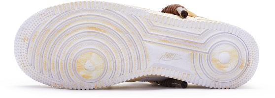 (W) 【定制鞋款】耐克空军1号低帮 '黄棕白 T10' DD8959-100(TeamR-女款T10黄棕S-BOX) Details for (W) 【定制鞋款】耐克空军1号低帮 '黄棕白 T10' DD8959-100(TeamR-女款T10黄棕S-BOX)