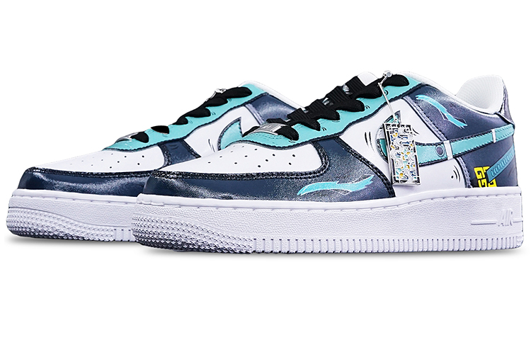 Lookbook (W) 나이키 에어포스1 로우 '무이치로 안개호흡 무한열차' DH2920-111(TeamT-女款动漫时透无一郎)