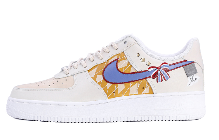 Buy (W) [Sneaker Custom] Nike Air Force 1 Low Coklat Kuning 'Christmas Eve Prep School' DD8959-100(TeamM-女款圣诞夜学院风)