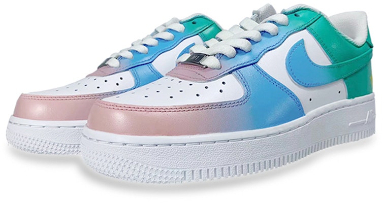 【定製球鞋】Nike Air Force 1 低筒全白 空軍一號 藍莓薄荷 藍莓薄荷 Vibe風格 噴繪 低筒 板鞋 女款 粉藍綠紫 Lookbook 【定製球鞋】Nike Air Force 1 低筒全白 空軍一號 藍莓薄荷 藍莓薄荷 Vibe風格 噴繪 低筒 板鞋 女款 粉藍綠紫