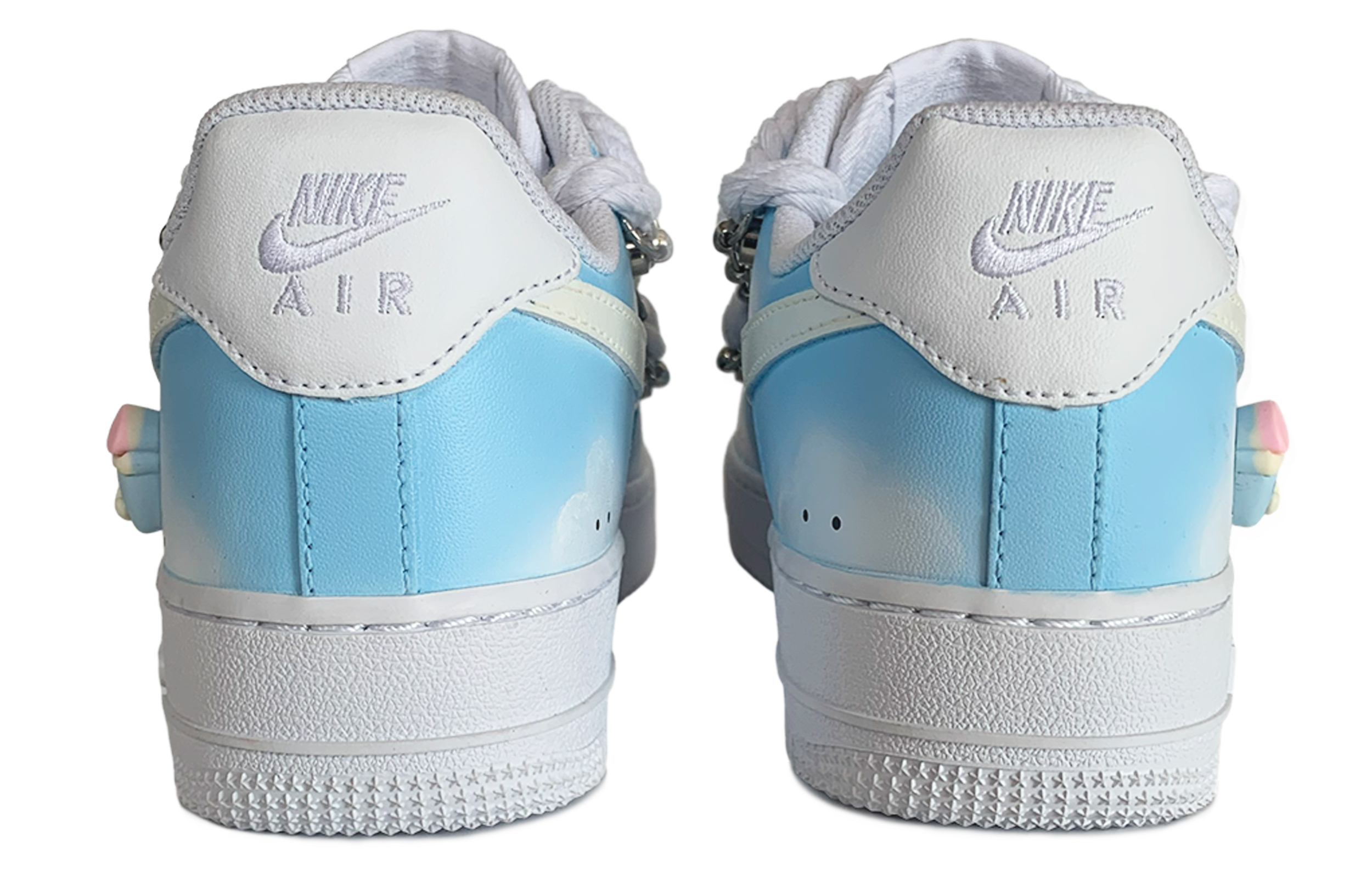 Purchase (W) [Kasut Custom] Nike Air Force 1 Low Dual Laces 'Ice Milk Blue' DD8959-100(TeamD-女款冰牛奶)