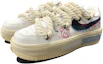 Lookbook 【定制球鞋】Nike Air Force 1 Low Fontanka 街頭風 做舊小熊 粗鞋帶 低幫 板鞋 女款 米白