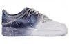 Order 【定制球鞋】Nike Air Force 1 Low 街頭風 浸染 解構鏈條 星空 低筒 板鞋 女款 灰色