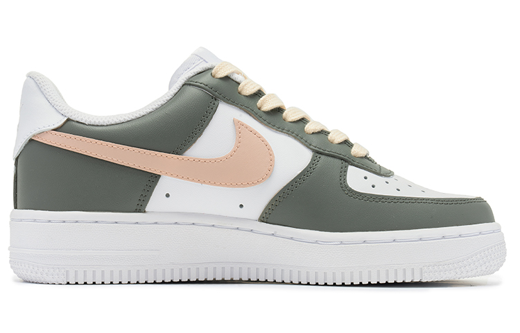 Order (W) Nike Air Force 1 Personalizadas Gris/Blanco "Grulla" DD8959-100(TeamB-女款油画风灰白)