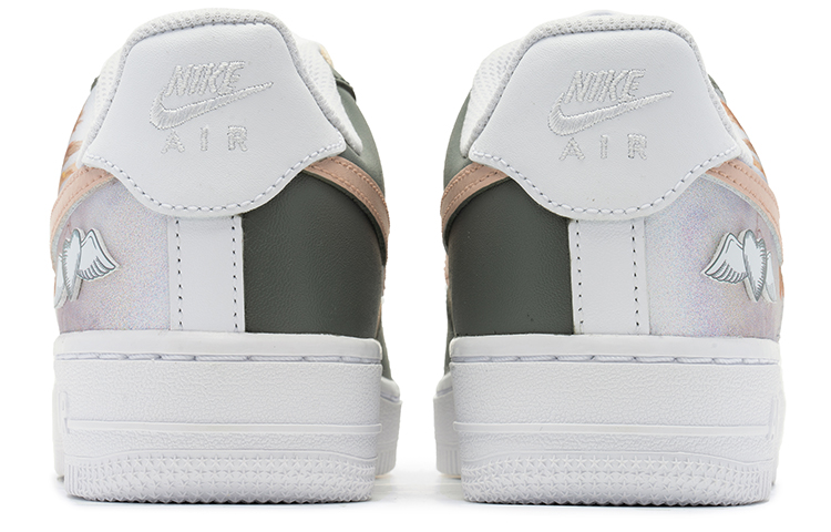 Purchase (W) Nike Air Force 1 Personalizadas Gris/Blanco "Grulla" DD8959-100(TeamB-女款油画风灰白)