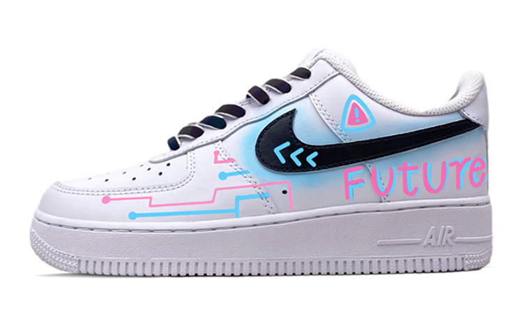 Buy (W) Nike Air Force 1 Low Azul/Blanco "Yin Yang Cibernético" DH2920-111(TeamS-女款赛博未来)